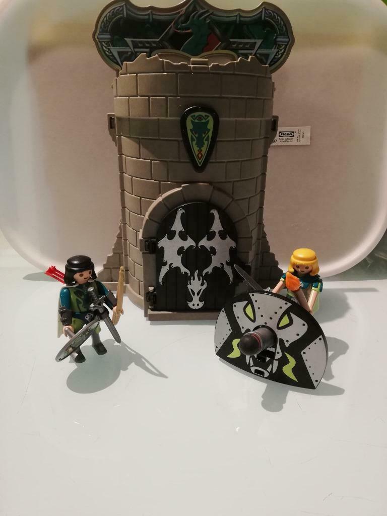 Tweedehands Playmobil Drakenriddertoren 4775 - Complete set met ridders en accessoires