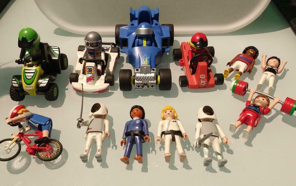 Detailfoto Playmobil Sportersset met vechtsport en race accessoires